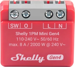 Shelly 1PM Mini Ελεγκτής Zigbee και Matter