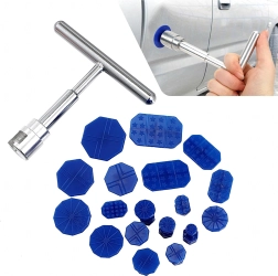 Σετ για εξαγωγή βαθουλωμάτων αμαξώματος με σφυρί puller και 18 ελκτικούς πείρους