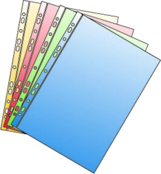 Euroobal A4 από πολυπροπυλένιο με ανάρτηση, κίτλινο γυαλιστερό 50 μικρόν