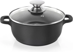 Γρανιτένια κατσαρόλα με γυάλινο καπάκι GRANDE 20 cm, 2,3 l