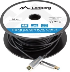 Ενεργό οπτικό καλώδιο HDMI 2.0 80 m LANBERG