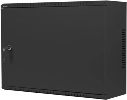 Επιτοίχιο rack ντουλάπι 19 ιντσών 4U+3U 540x200 χαμηλού προφίλ μαύρο