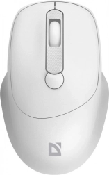 Ασύρματο ποντίκι Defender Feam MM-296 Silent, 1600 DPI, λευκό