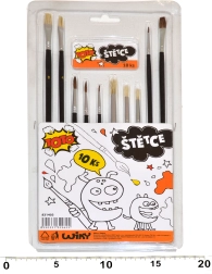 Σετ πινέλων ζωγραφικής - 10 τεμ.