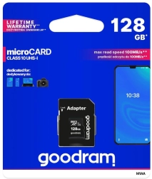 Κάρτα μνήμης Goodram microSD 128GB