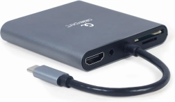 USB‑C hub 6 σε 1 με HDMI, VGA, USB 3.0, αναγνώστη καρτών, ήχο και Power Delivery