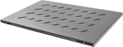 Ράφι 1U για 19" rack 1000 mm, 465 × 715 mm, μαύρο