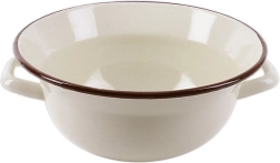 Εμαγιέ μπολ κουζίνας μπεζ 26 cm, 2,5 l