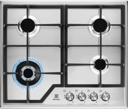 Αερίου εστία με καυστήρα wok, 60 cm