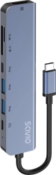 USB‑C hub 7σε1 Savio AK‑82