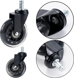 Διαφανής αθόρυβη λαστιχένια ροδέλα για καρέκλα