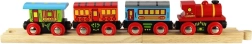 Bigjigs Rail επιβατικό τρένο με 2 ράγες