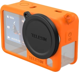 Προστατευτική θήκη σιλικόνης Telesin για DJI Osmo Action 6 – πορτοκαλί