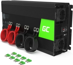 Μετατροπέας 24V/230V 3000W/6000W καθαρού ημιτόνου Green Cell