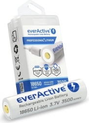 Επαναφορτιζόμενη μπαταρία EverActive 18650 με micro USB 3500mAh
