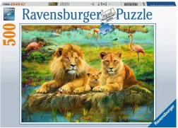 Παζλ Ravensburger Λιοντάρια στη σαβάνα 500 κομμάτια