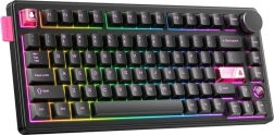 Μηχανικό πληκτρολόγιο gaming ONIKUMA MT706, ασύρματο και ενσύρματο, RGB, μαύρο