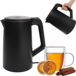 Ταξιδιωτικός ασύρματος βραστήρας 1,8 l με περιστρεφόμενη βάση, μαύρος