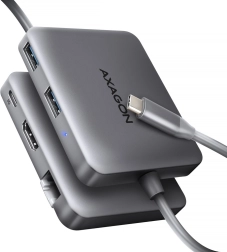 Axagon HMC-5HL USB-C hub 5σε1 με HDMI 4K/60 Hz, GLAN και PD 100 W