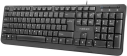 Πληκτρολόγιο Natec Trout Slim USB μαύρο