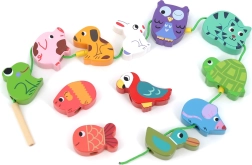 Vilac κλωστή με ζωάκια για παιδιά