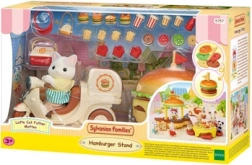 Sylvanian Families κινητό εστιατόριο χάμπουργκερ με φιγούρα Latte Cat