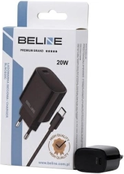 Φορτιστής πρίζας 20W USB‑C + καλώδιο USB‑C – Λευκό