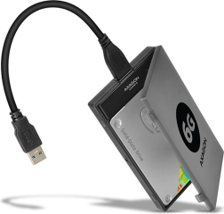 Προσαρμογέας AXAGON SlimPort 6 USB 3.0 σε SATA 6G για γρήγορη σύνδεση 2.5" SSD/HDD