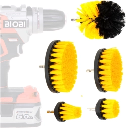 Πολυχρηστικά εξαρτήματα για δράπανο για καθαρισμό, σετ 5 τεμαχίων