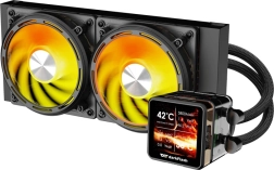 DarkFlash Explore DE240 υδρόψυξη CPU 240 mm με οθόνη IPS (μαύρο)