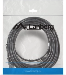 Καλώδιο τροφοδοσίας LANBERG CEE 7/7 – IEC 320 C13, VDE, 10 m, μαύρο