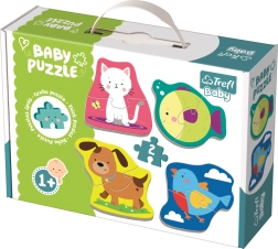Trefl Baby puzzle – κατοικίδια ζώα 1+