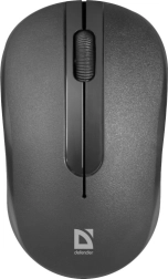 Ασύρματο οπτικό ποντίκι Defender μαύρο 1600 dpi
