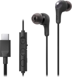 JVC Gumy Connect ενσύρματα in‑ear ακουστικά USB‑C με μικρόφωνο – μαύρα