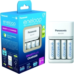 Φορτιστής Eneloop Smart and Quick BQCC55 + 4x μπαταρίες AA