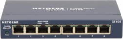 Netgear ProSAFE GS108 gigabit μη διαχειριζόμενο switch 8× RJ‑45