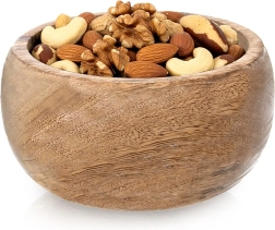 Ξύλινο μπολ από ξύλο μάνγκο 14 cm, 450 ml