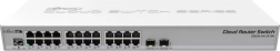Διαχειριζόμενος μεταγωγέας 24× gigabit ethernet με 2× sfp+ mikrotik crs326-24g-2s+rm
