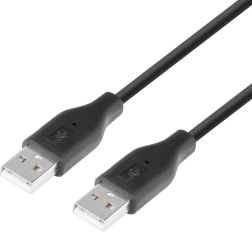 Καλώδιο USB AM-AM 1,8m μαύρο