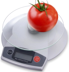 Γυάλινη ψηφιακή ζυγαριά κουζίνας 5 kg