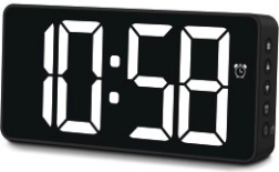 Ηλεκτρονικό ξυπνητήρι Bali με οθόνη LED και θερμόμετρο