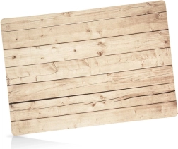 Ορθογώνιο σουπλά τραπεζιού 43 × 30 cm με διακόσμηση ξύλου
