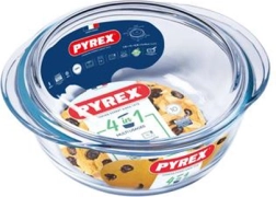 Γυάλινο σκεύος φούρνου με καπάκι PYREX 1,3 l