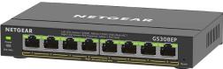 Μεταγωγέας δικτύου NETGEAR GS308EP 8-θυρών PoE+