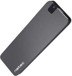 Εξωτερικό αλουμινένιο κουτί για SSD M.2 NVMe NATEC rhino με USB‑C 3.2 gen 2 (10 Gb/s)