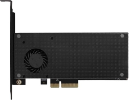 Εσωτερικός προσαρμογέας PCIe x4 για 1× M.2 NVMe M‑key και 1× M.2 SATA B‑key με ενεργή και παθητική ψύξη AXAGON