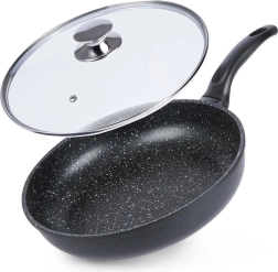 Γρανιτένιο τηγάνι με γυάλινο καπάκι ORION Grande 28 cm