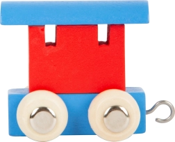 Small Foot πολύχρωμο βαγονάκι για ξύλινα σιδηροδρομικά σετ