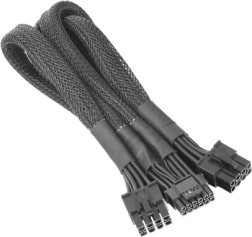 Προσαρμογέας καλωδίου τροφοδοσίας PCIe Gen5 2x 8pin σε 12+4pin 12VHPWR, 600 mm