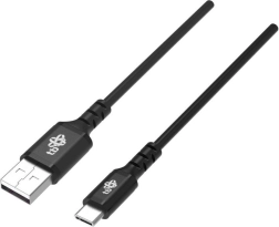 Καλώδιο USB-C 1,5 m σιλικόνης μαύρο